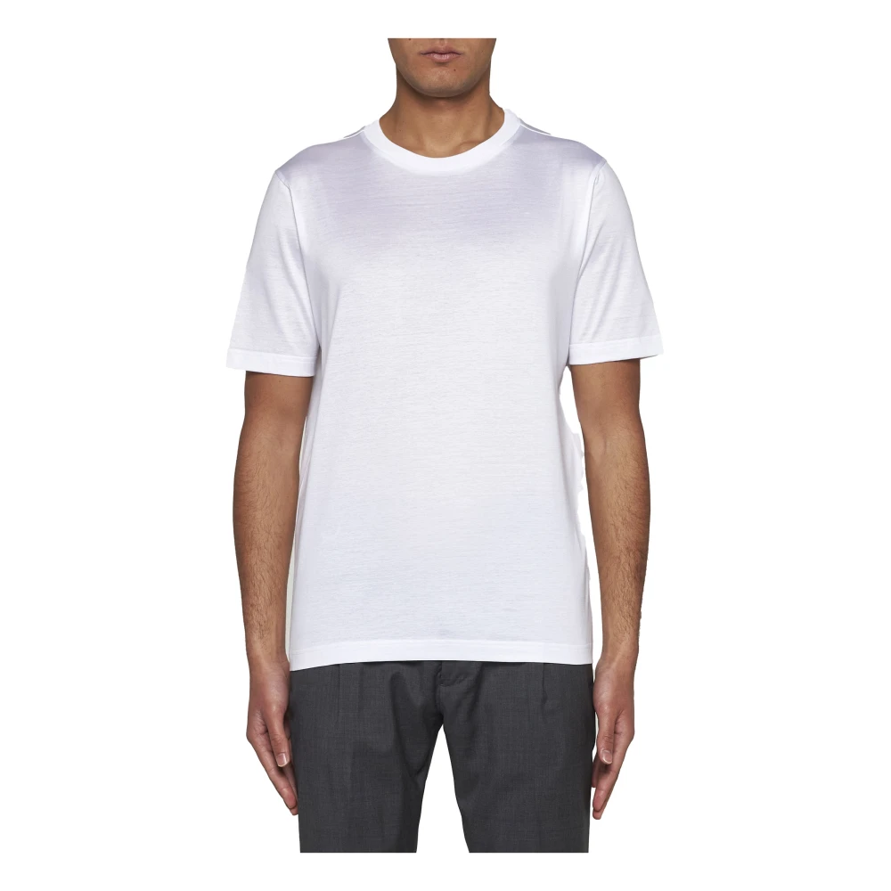 D4.0 Witte T-shirts en Polos White Heren