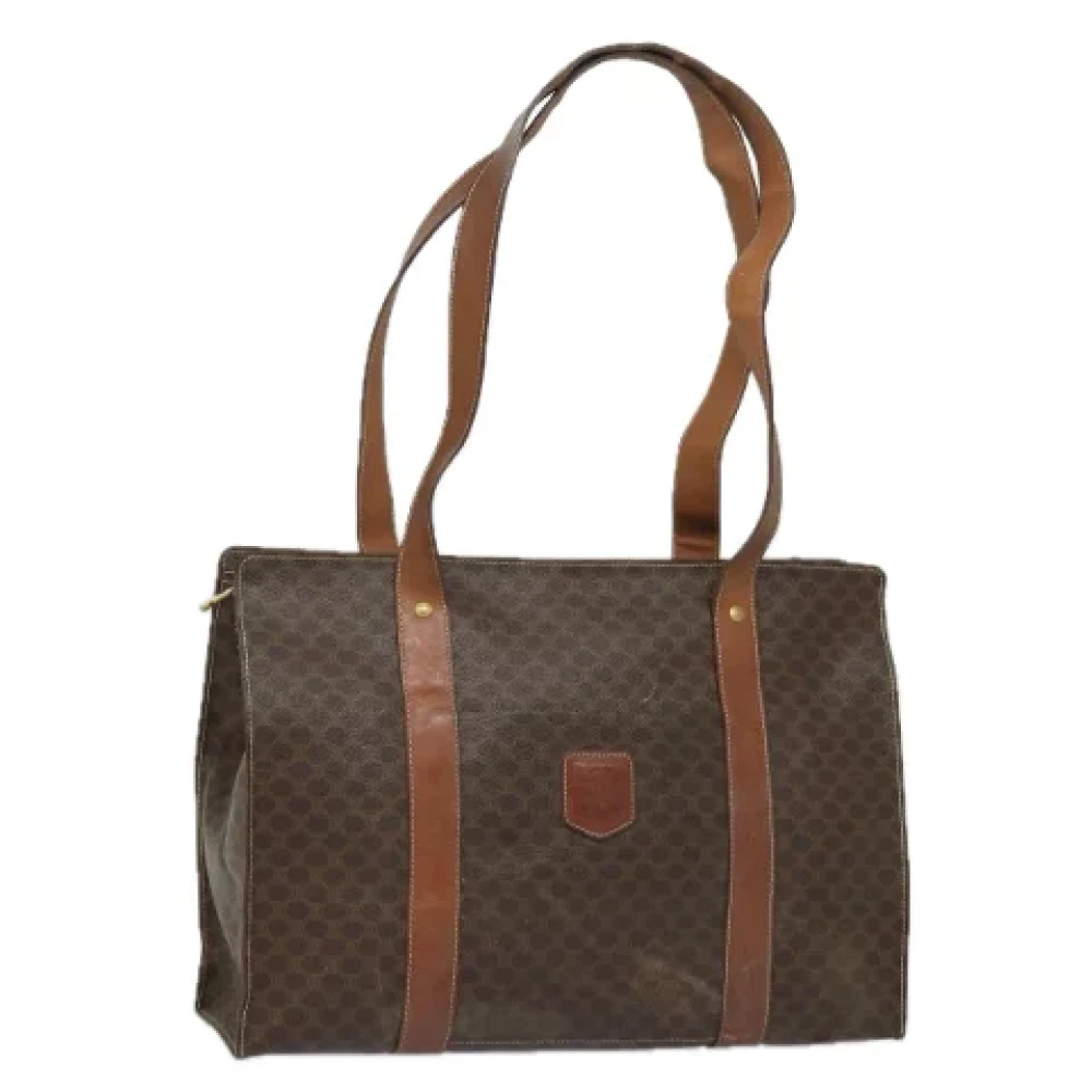 Celine Vintage Pre-owned Leather celine-bags Brown Dames
