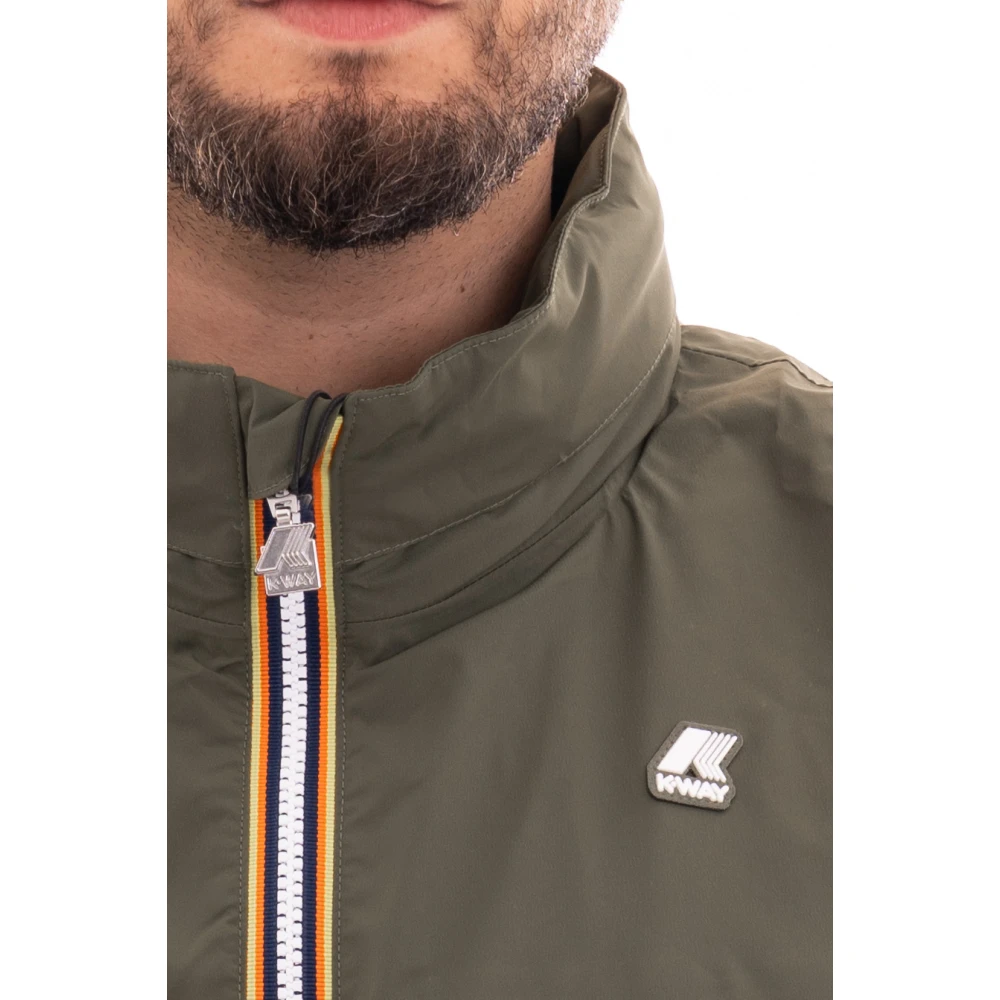 K-way Stretch Nylon Jersey Mouwloos Jack Heren Green Heren