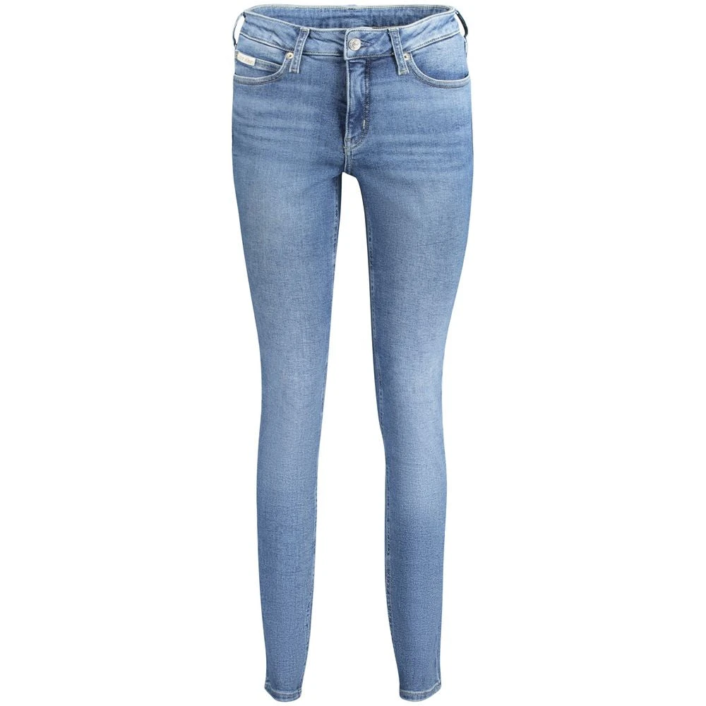Calvin Klein Women's Blue Skinny Fit Jeans,, Skinny Jeans With Washed Effect W29 L32
