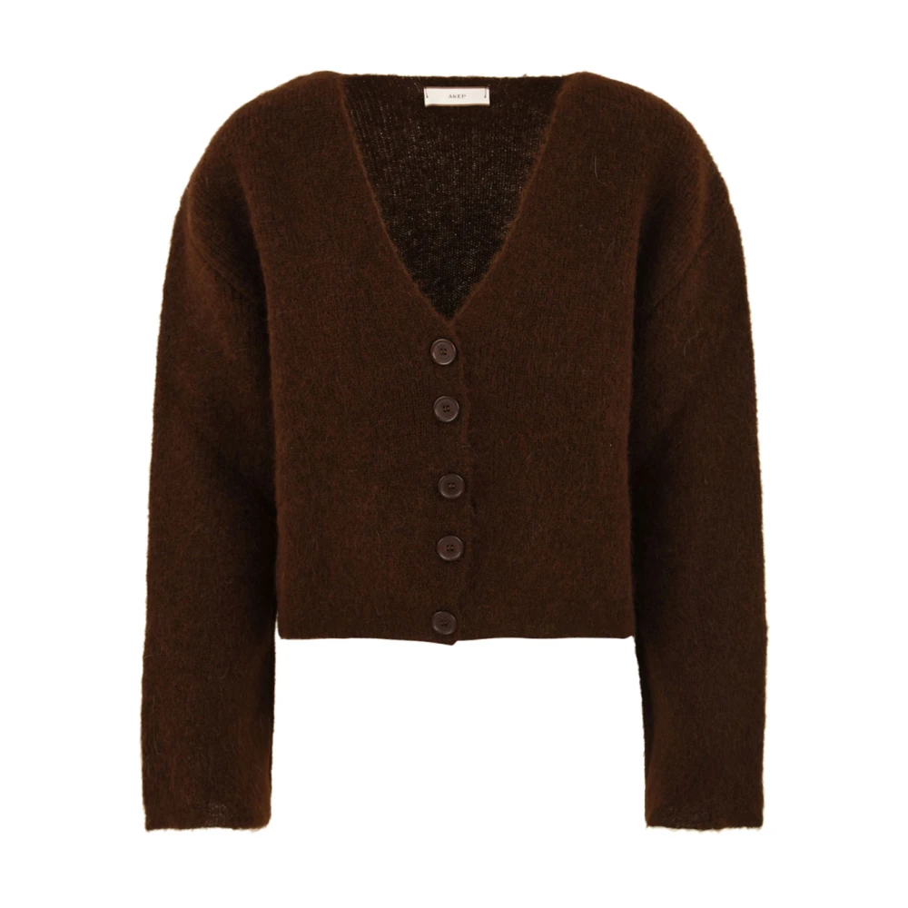 Akep Vrouw Grijs Truien & Vesten Dames, M, Costa Inglese Short Cardigan
