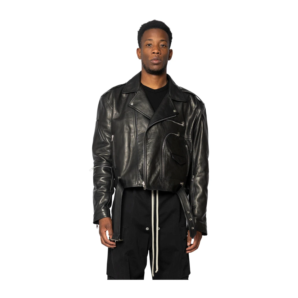 Jackets > Leather Jackets - - Rick Owens - Modalova