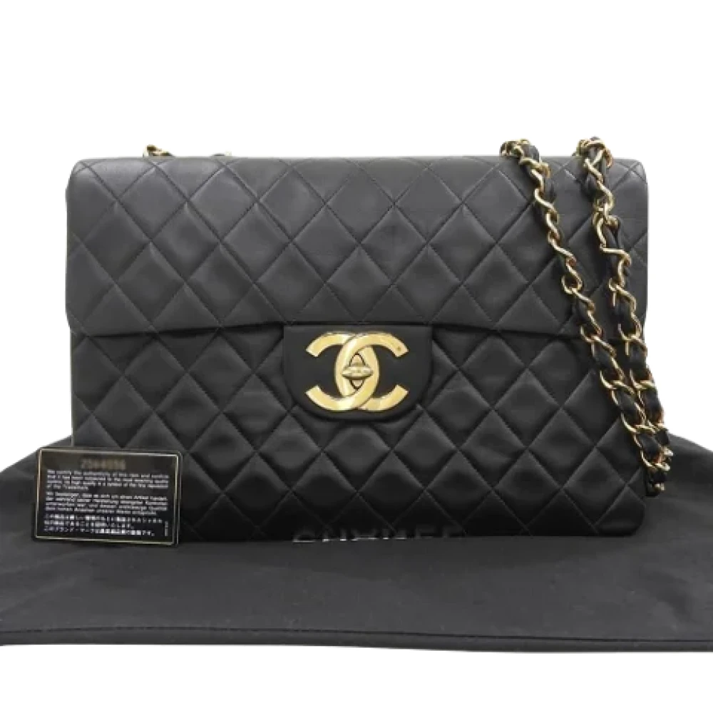 Chanel Vintage Pre-owned Fabric chanel-bags Black Dames