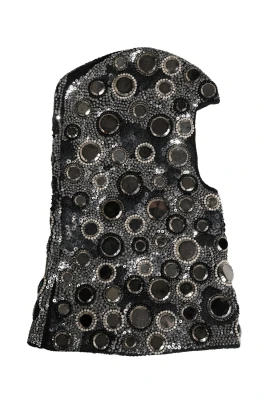 Embellished Balaclava Hat