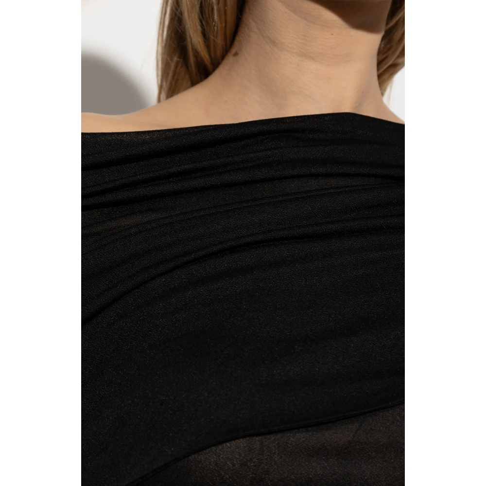 Blumarine Draped top Black Dames