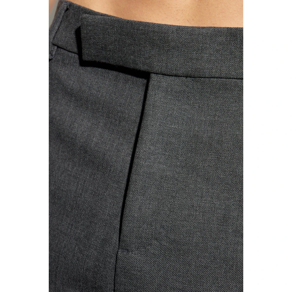 Versace Gekreukte broek Gray Heren