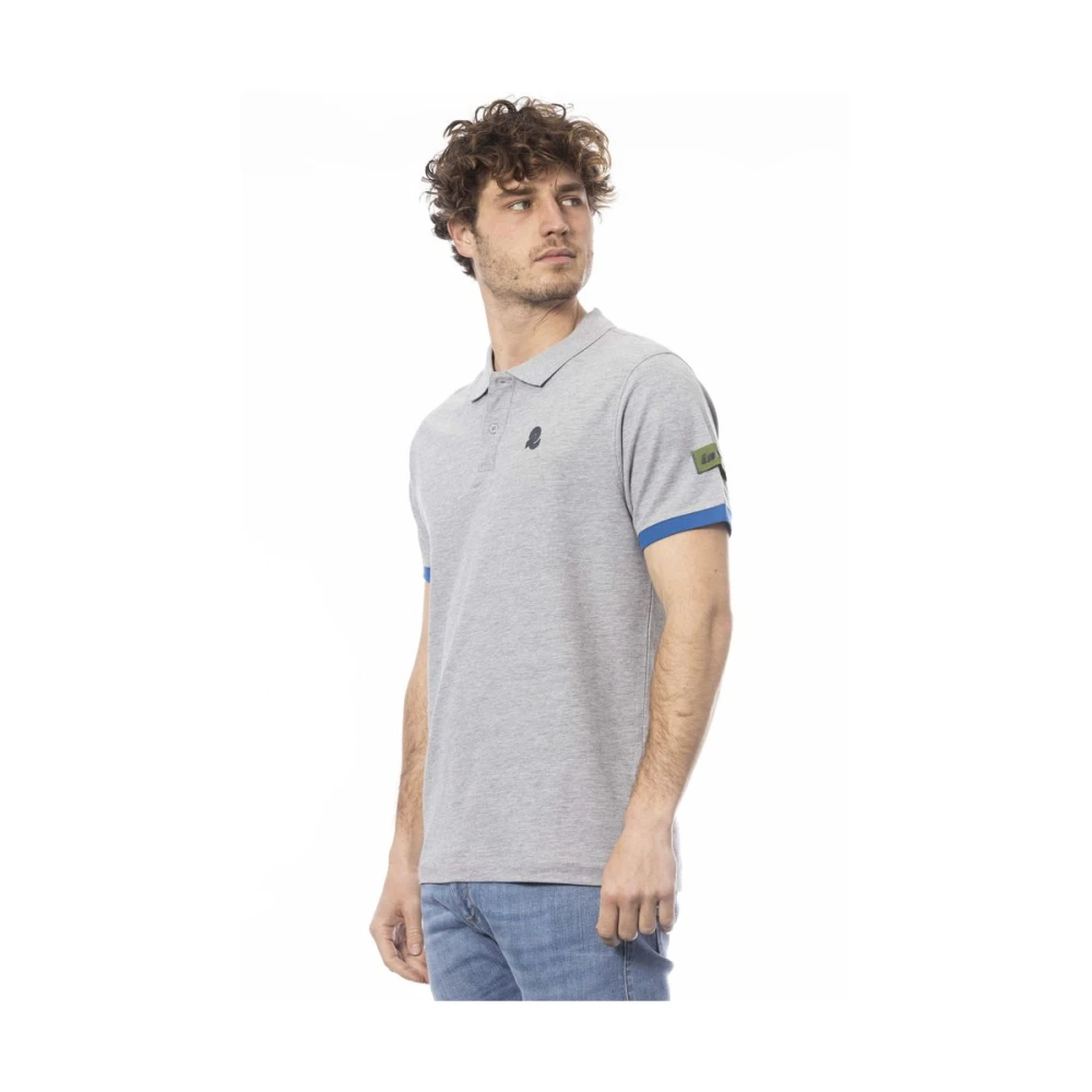 Invicta Grijs Katoenen Poloshirt Gray Heren