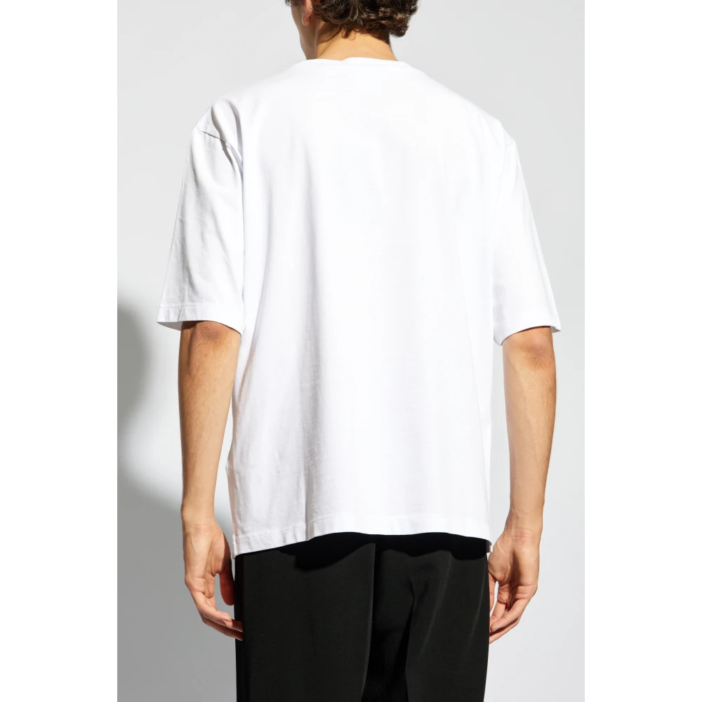 Dsquared2 T-shirt met logo White Heren
