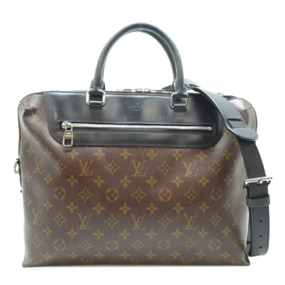 Louis Vuitton Vintage Pre-owned Fabric louis-vuitton-bags Black Heren