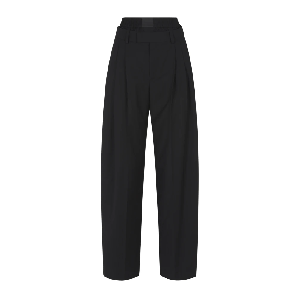 Alexander wang Zwarte Geplooide Boxerbroek Black Dames