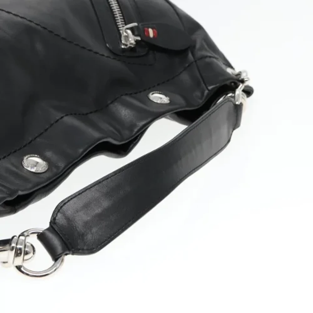 Bally Pre-owned Leather shoulder-bags Black Dames