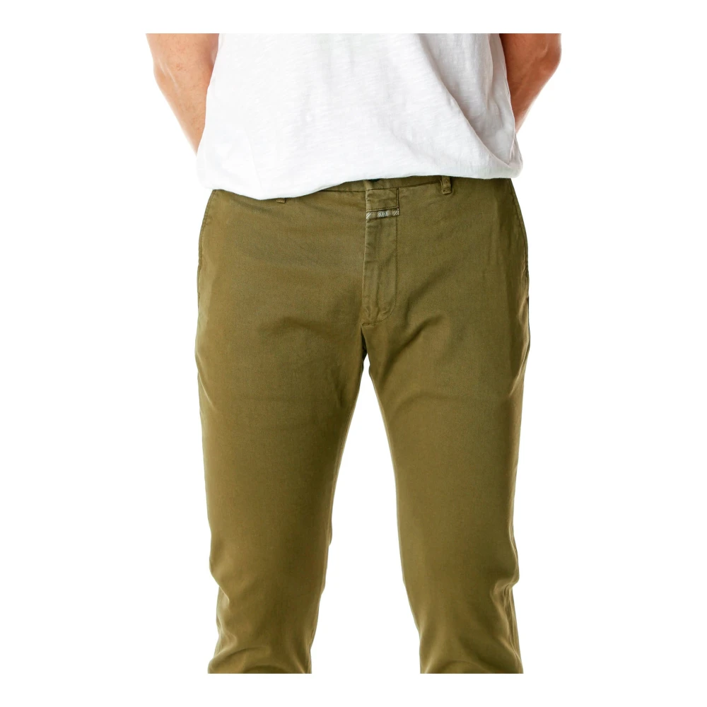 closed Chinos Green Heren