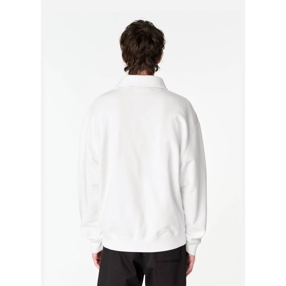 Axel Arigato Bae Polo Sweatshirt White Heren