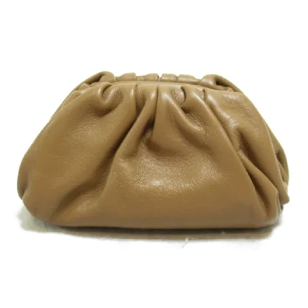 Bottega Veneta Vintage Pre-owned Leather crossbody-bags Brown Dames