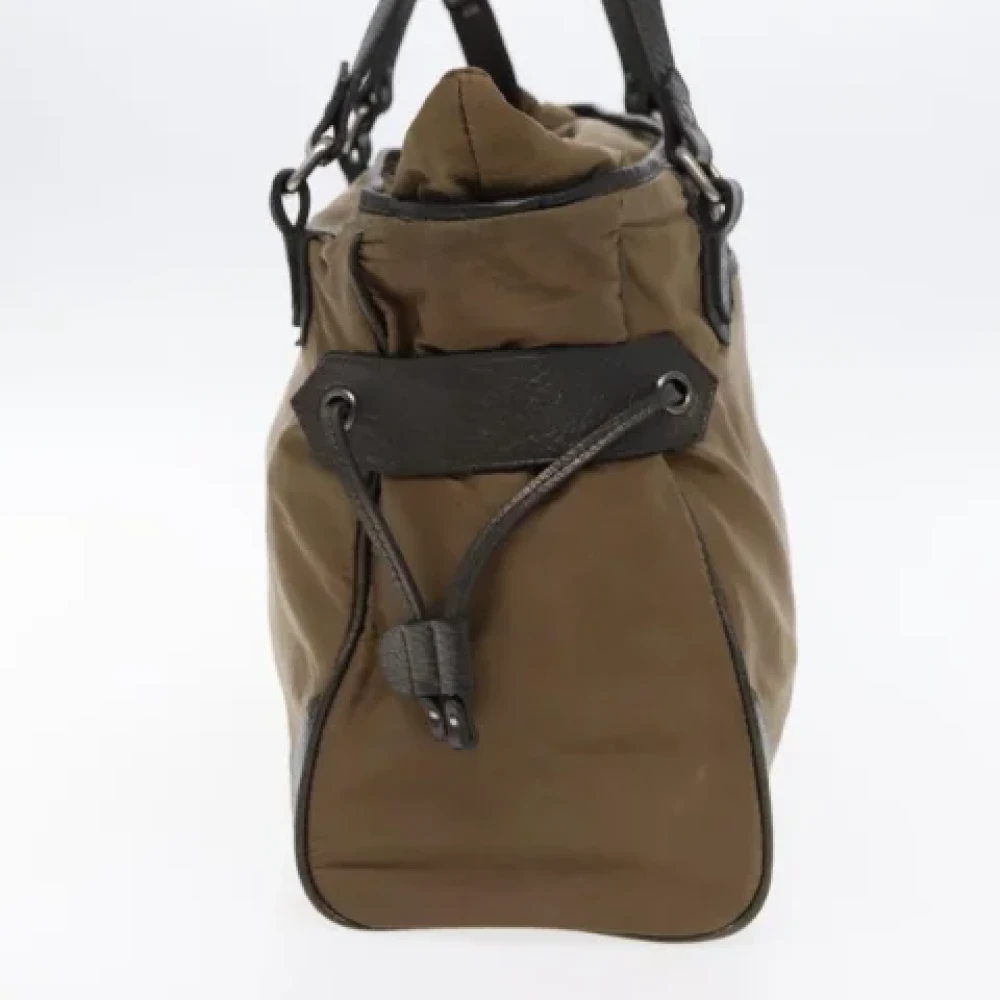 Burberry Vintage Pre-owned Canvas handbags Brown Dames