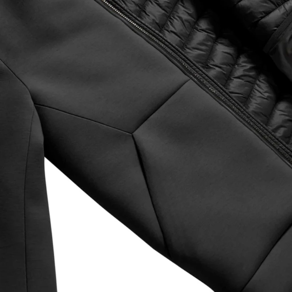Invicta Zwarte Neopreen Winddichte Ademende Jas Black Heren