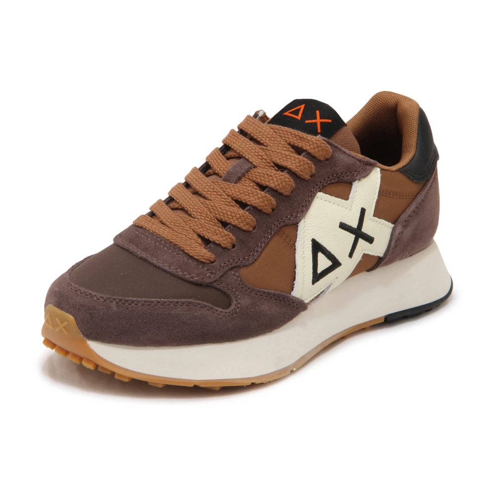 Sun68 Brown Sneakers, Male, 7 Uk, Jaki Bicolor