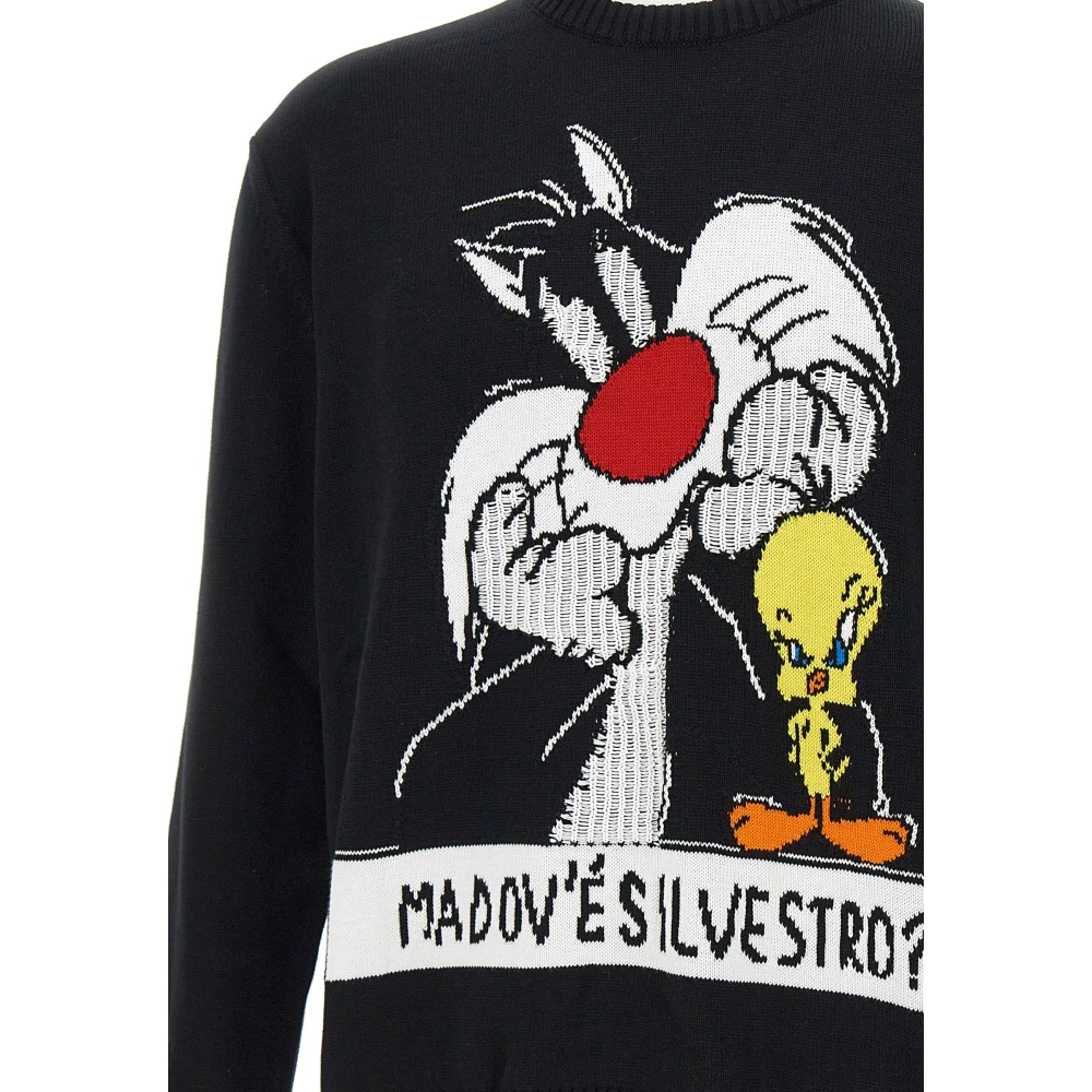 Iceberg Cartoon Stijl Zwarte Trui Black Heren