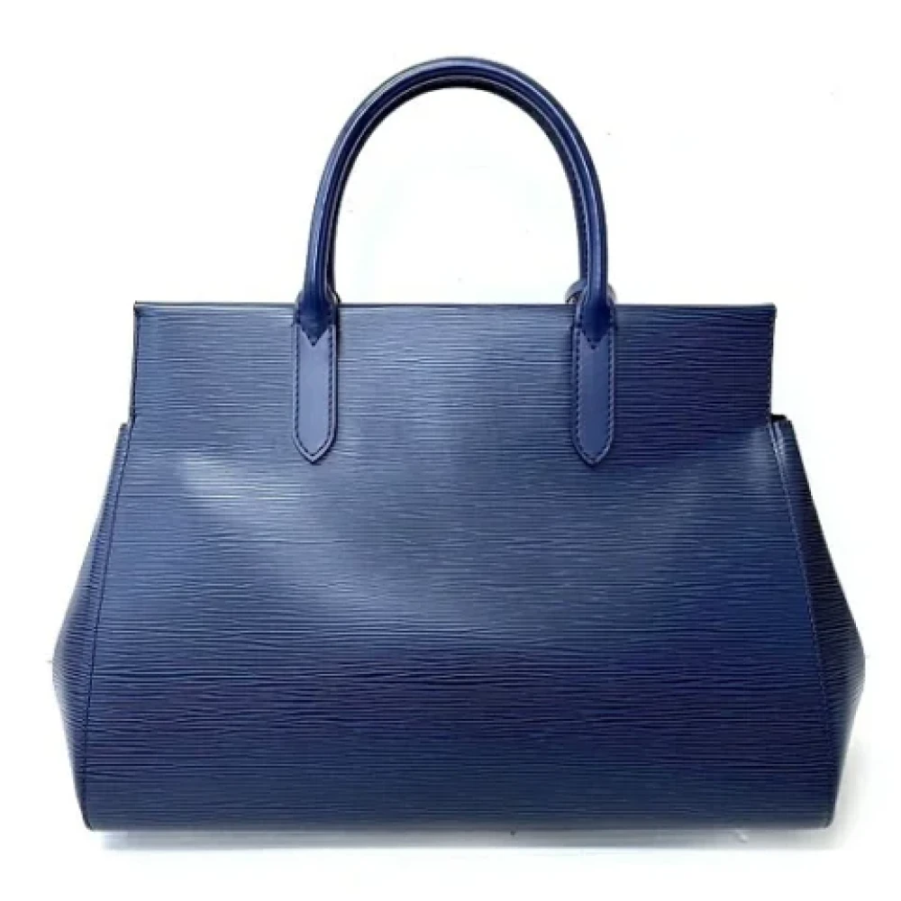 Louis Vuitton Vintage Pre-owned Leather handbags Blue Dames