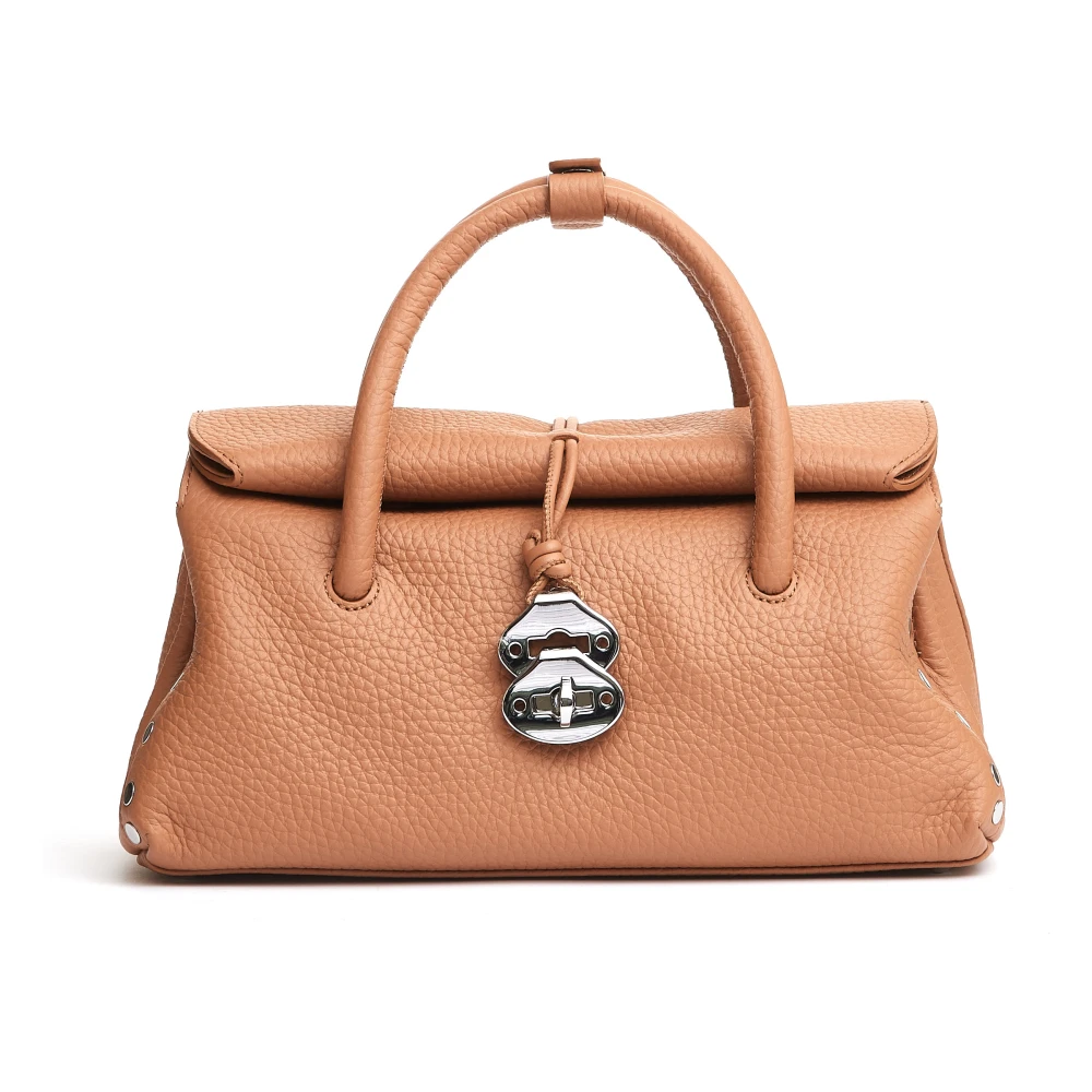 Zanellato Luxe Marrone Handtas Verhoog Stijl Brown Dames