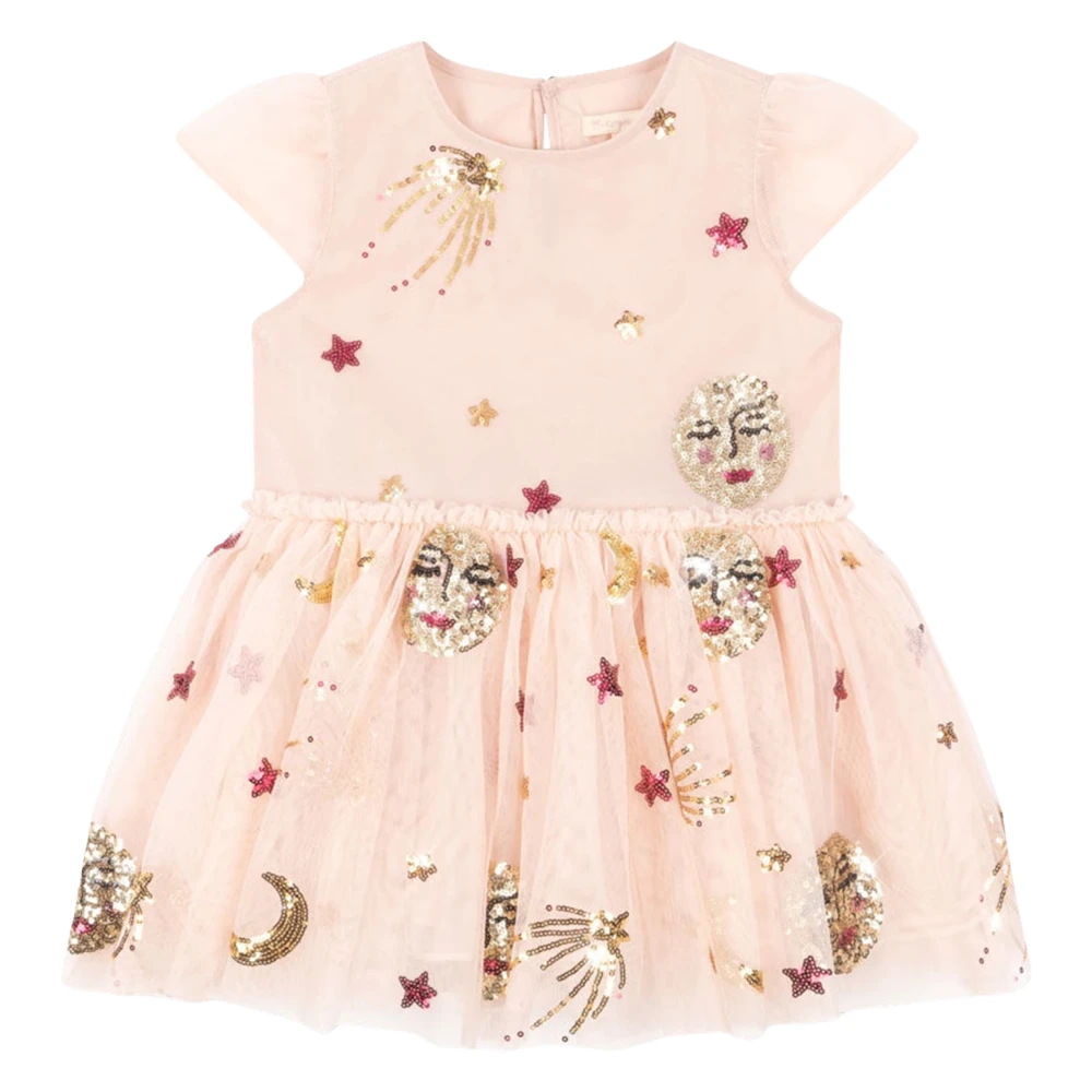 Konges Sløjd , Kids Occasion Wear, Female, Pink, 9 Y, Odette Dress