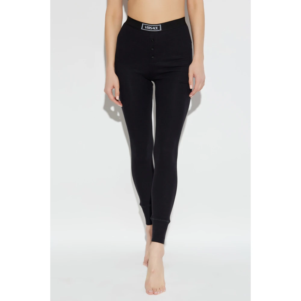 Versace Ondergoed leggings Black Dames