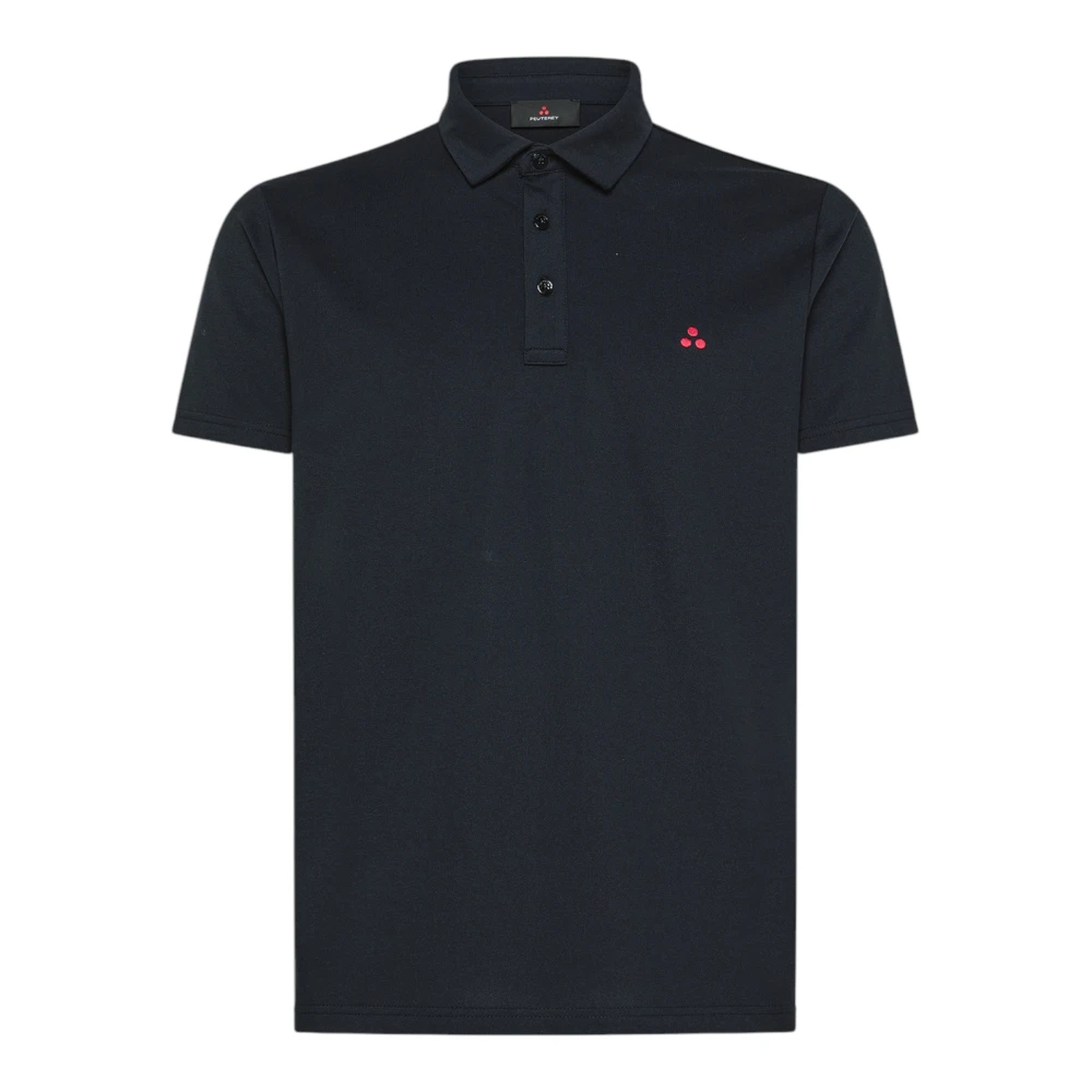 Peuterey Blauwe Polo Shirt Mezzola 02 Blue Heren