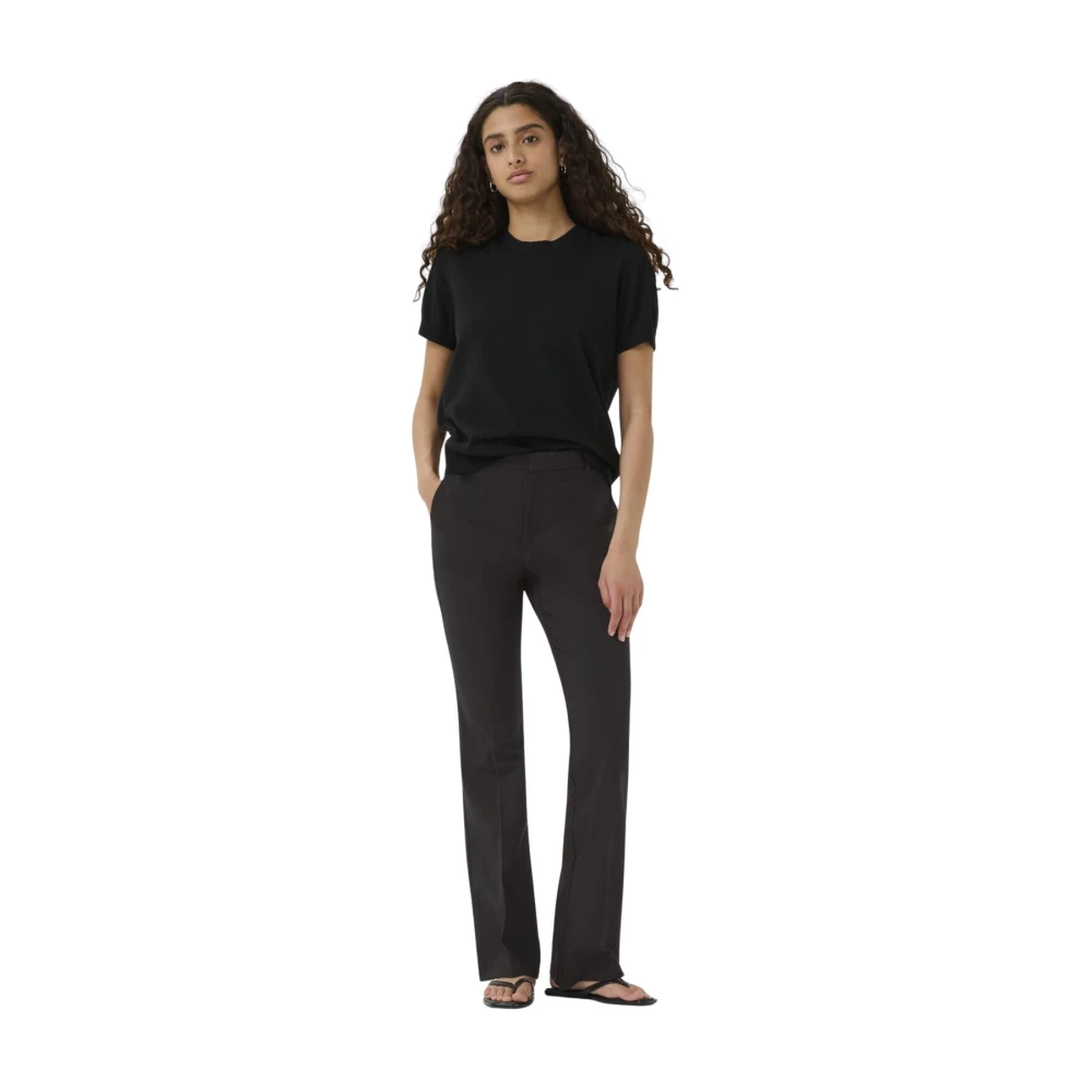 Inwear Black Kinsa Straight Trousers - Female - Straight Trousers - 2XL - Trousers