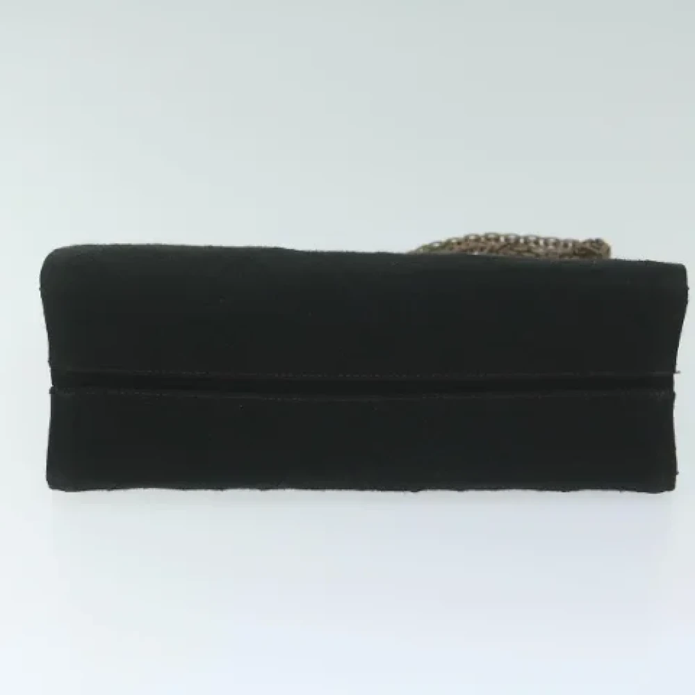 Chanel Vintage Pre-owned Cotton chanel-bags Black Dames