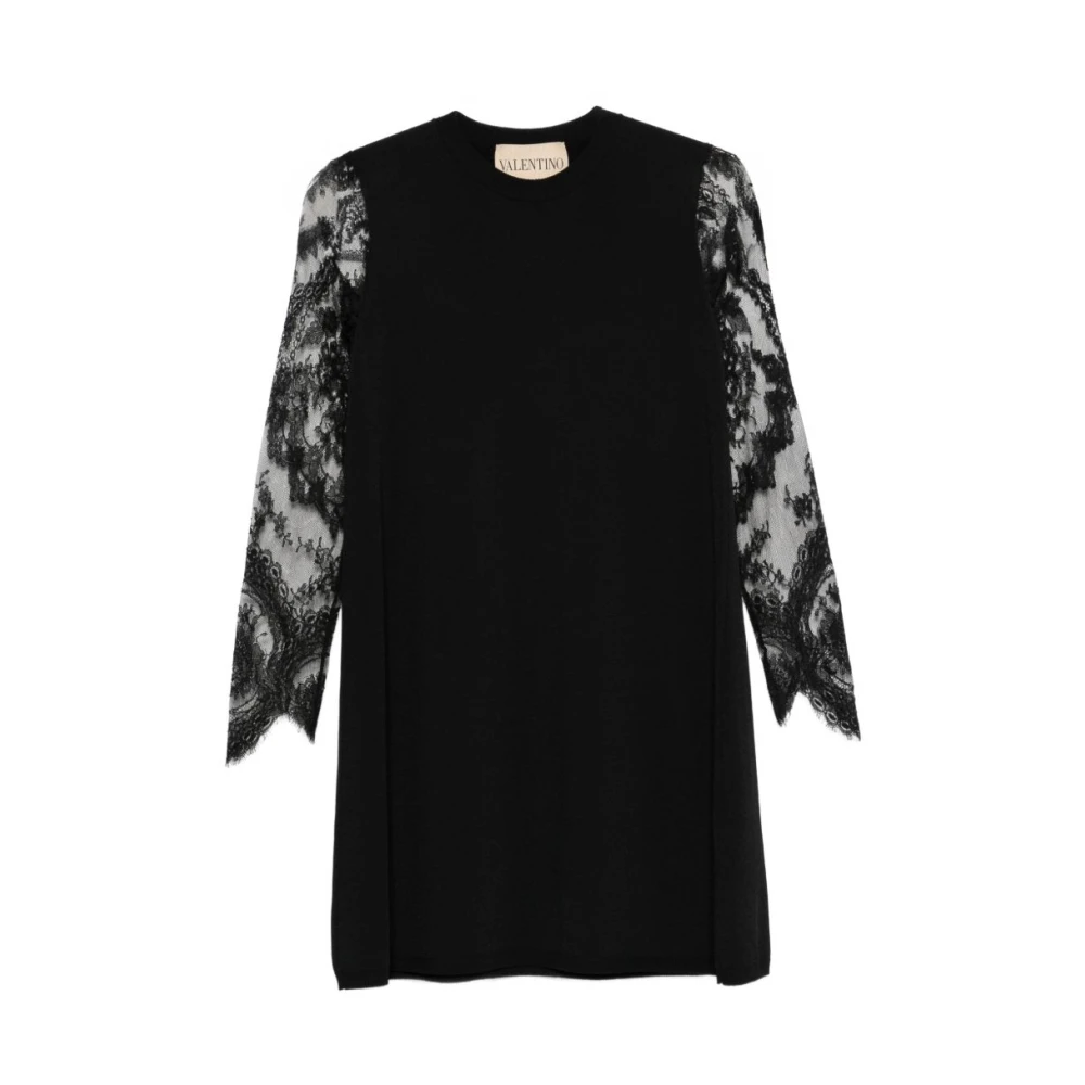 Valentino Garavani Black Short Dresses, Female, S, Dresses