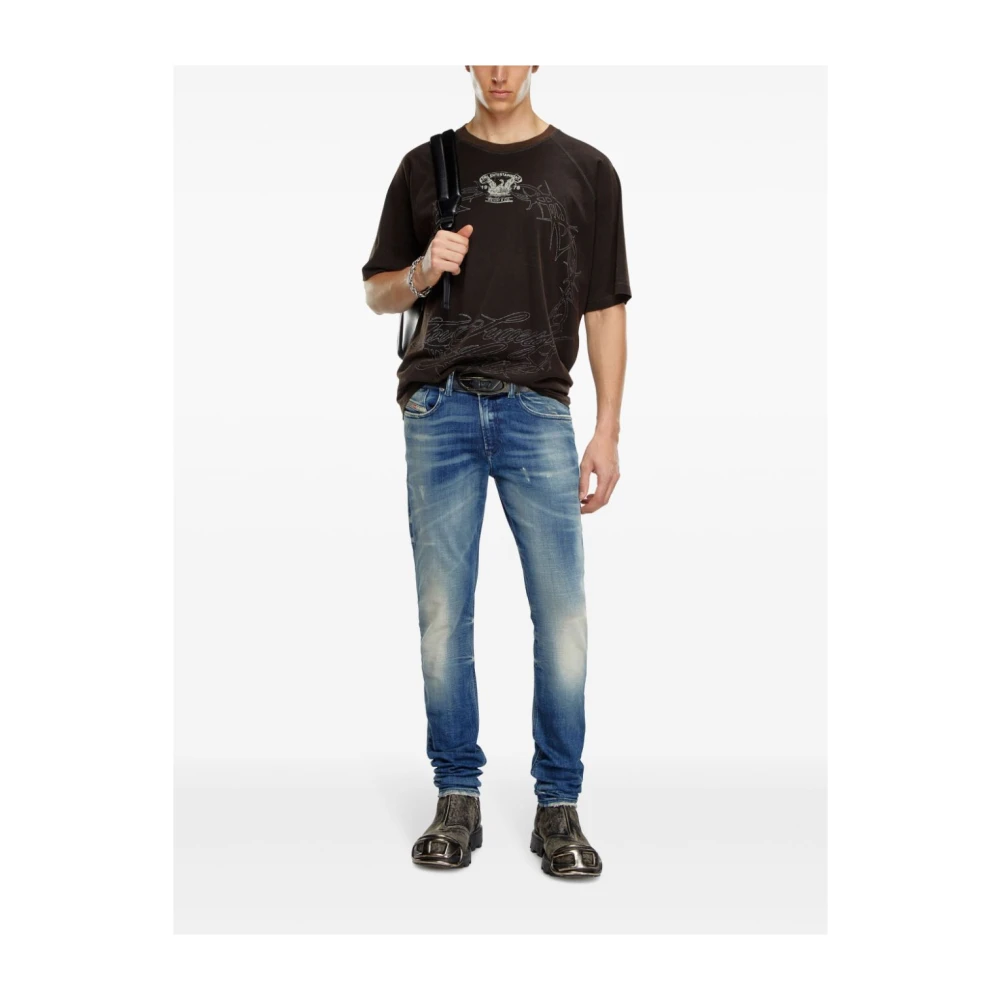 Diesel Stijlvolle Denim Jeans Blue Heren