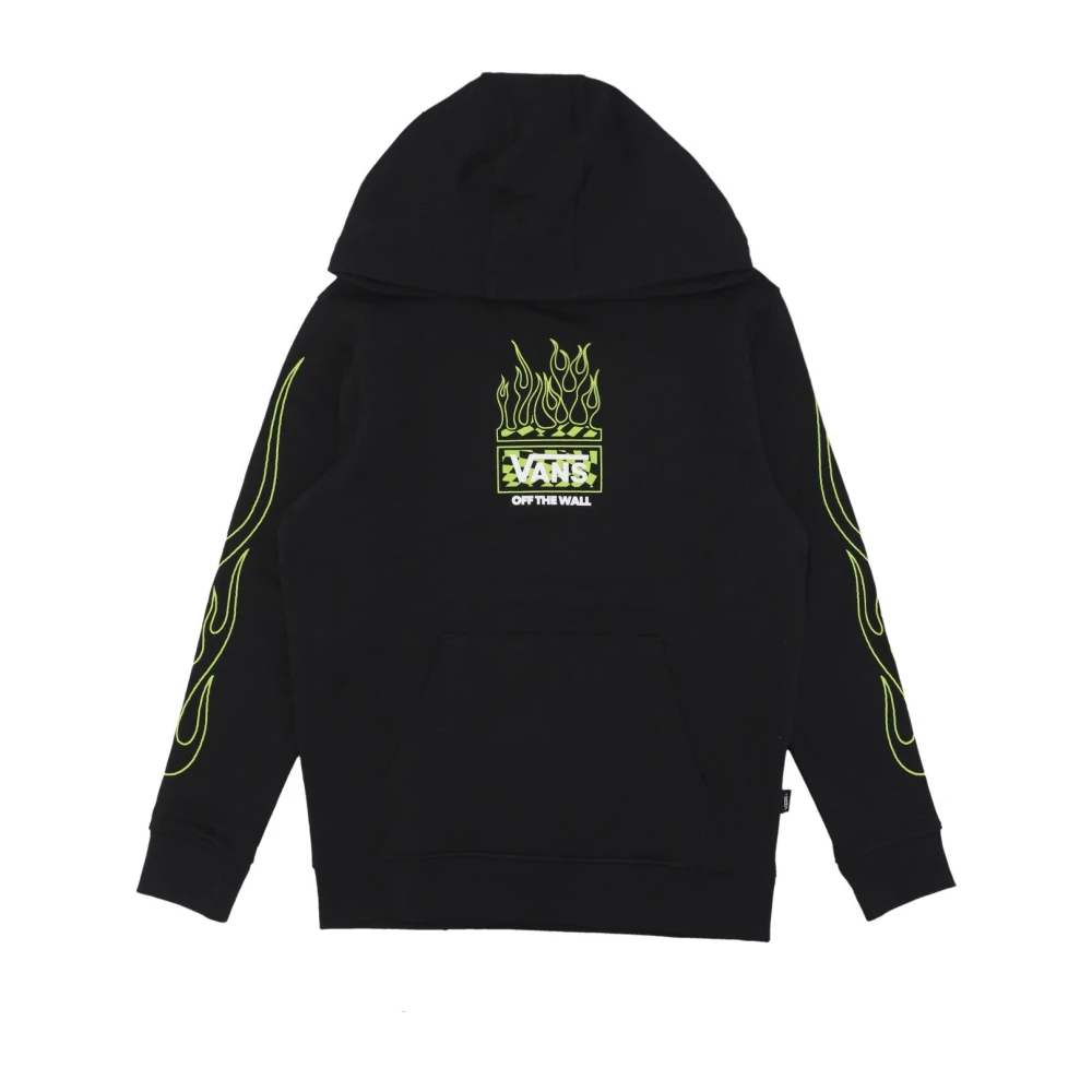 Vans Neon Flames Hoodie Pojke Black, Pojke