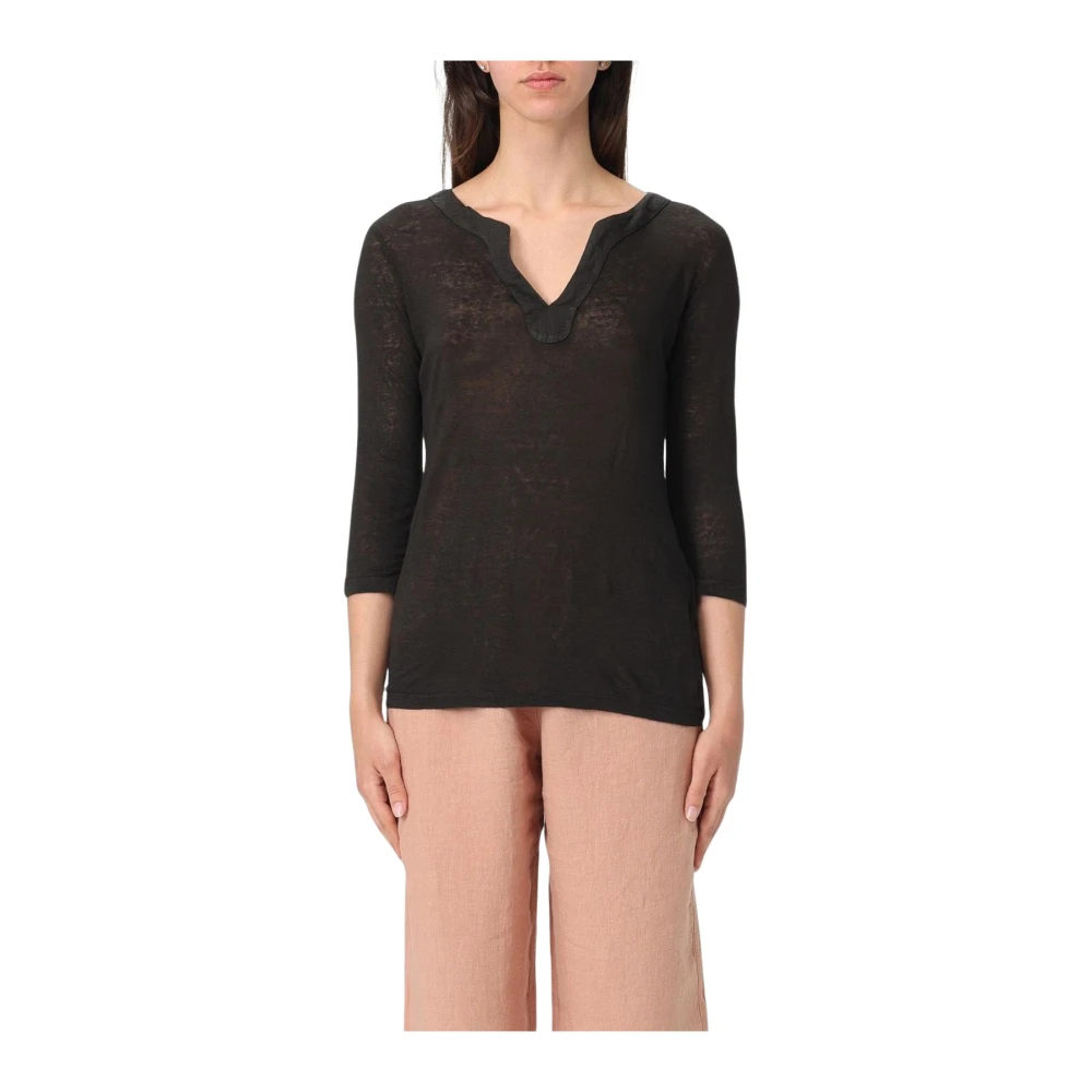Tops > Long Sleeve Tops - - 120% Lino - Modalova