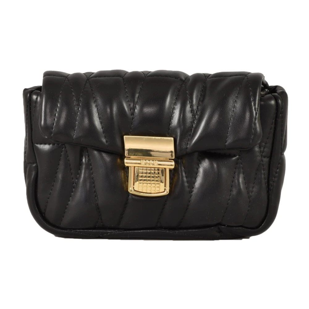 Msgm Stijlvolle PU-tas Black Dames