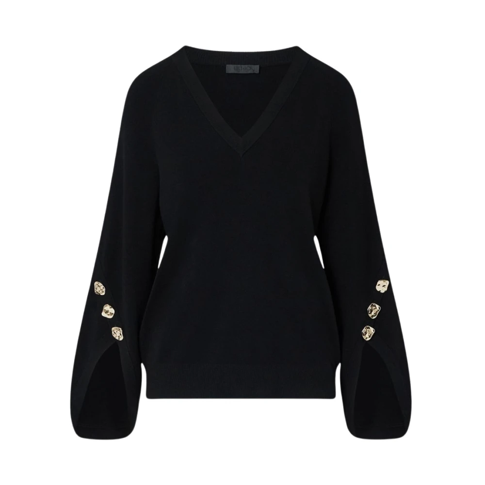Liu Jo Donna Nero - Maglioni - Knitwear - S