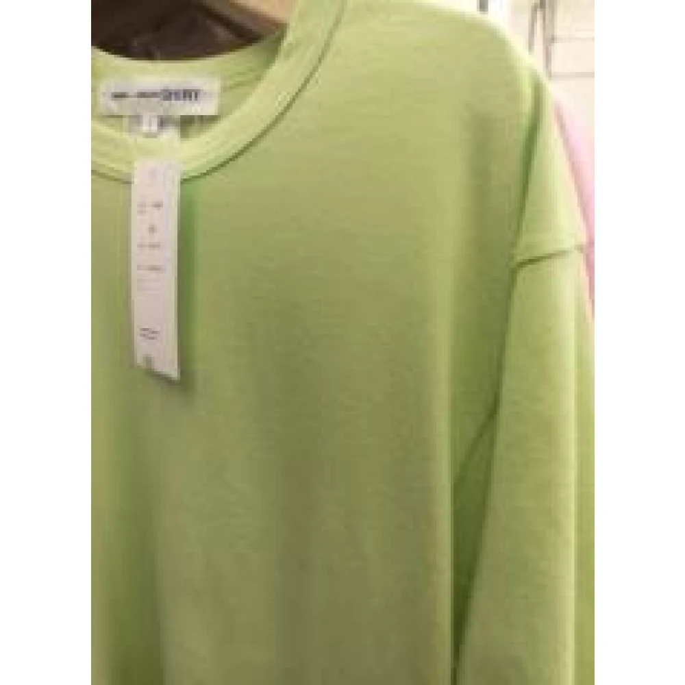 Comme des Garçons Groene Gebreide Heren T-Shirt Green Heren