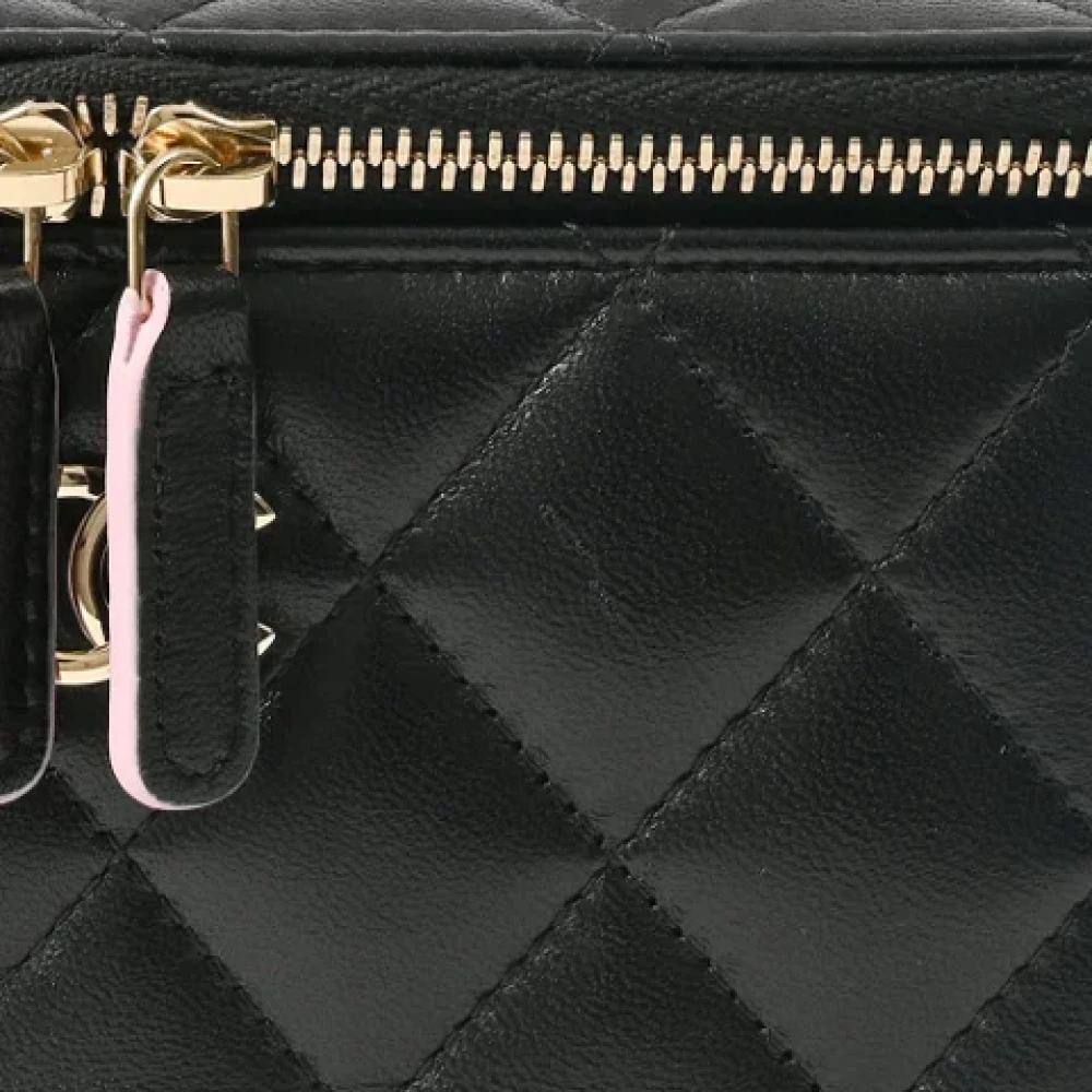 Chanel Vintage Pre-owned Leather chanel-bags Black Dames