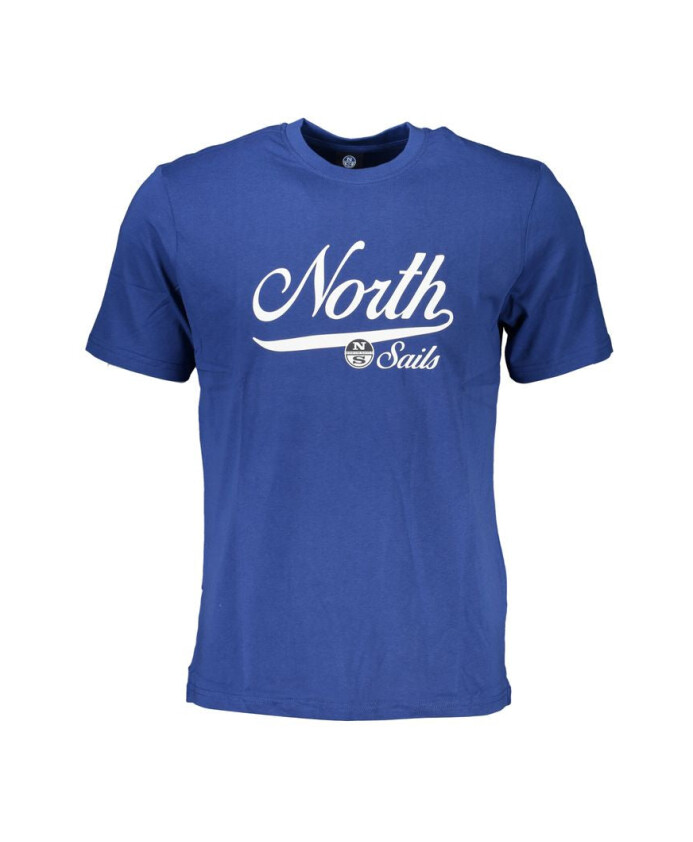 blue-cotton-print-logo-t-shirt