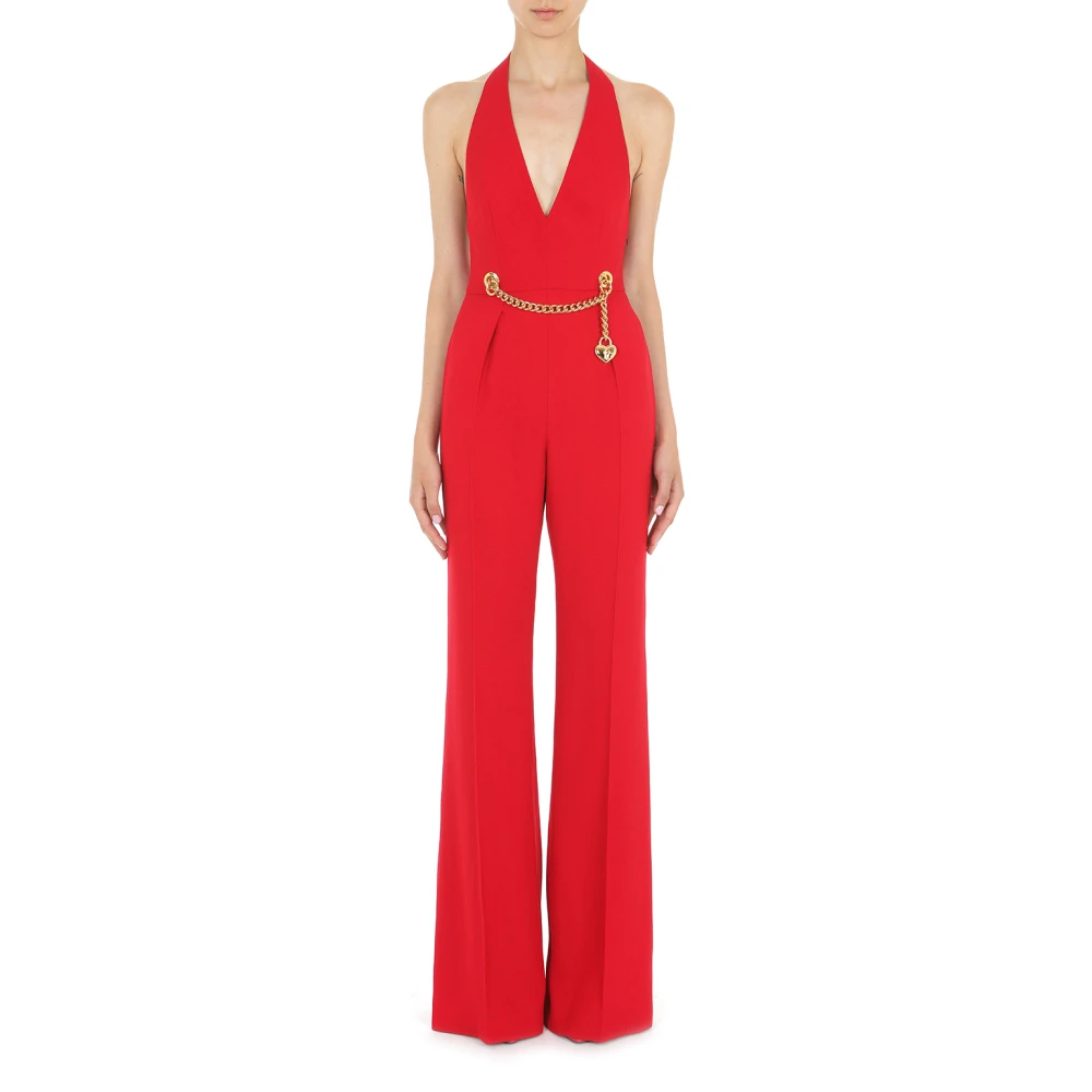 Moschino Röda Byxor Red, Dam