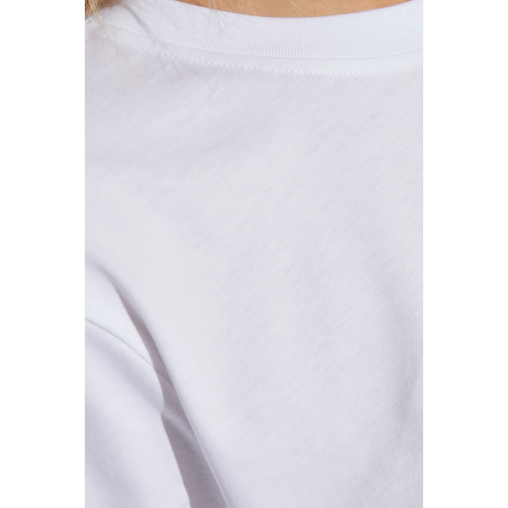 Victoria Beckham T-shirt met print White Dames
