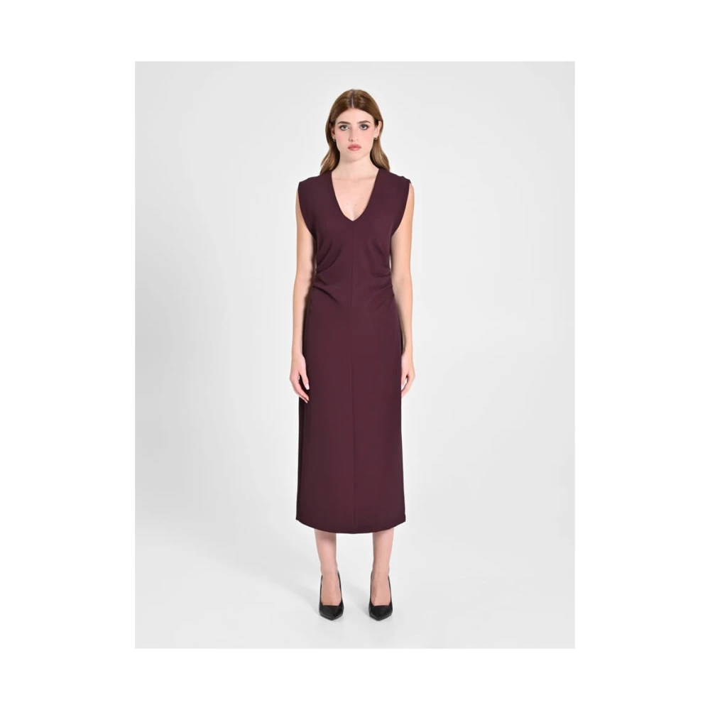 RINASCIMENTO Elegante Jurk Collectie Herfst Winter Purple Dames
