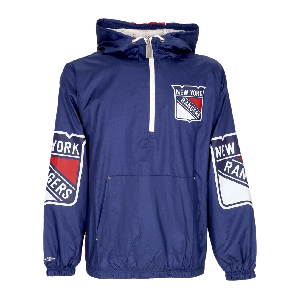 Mitchell & Ness Men's Blue Nhl Team Anorak Windbreaker