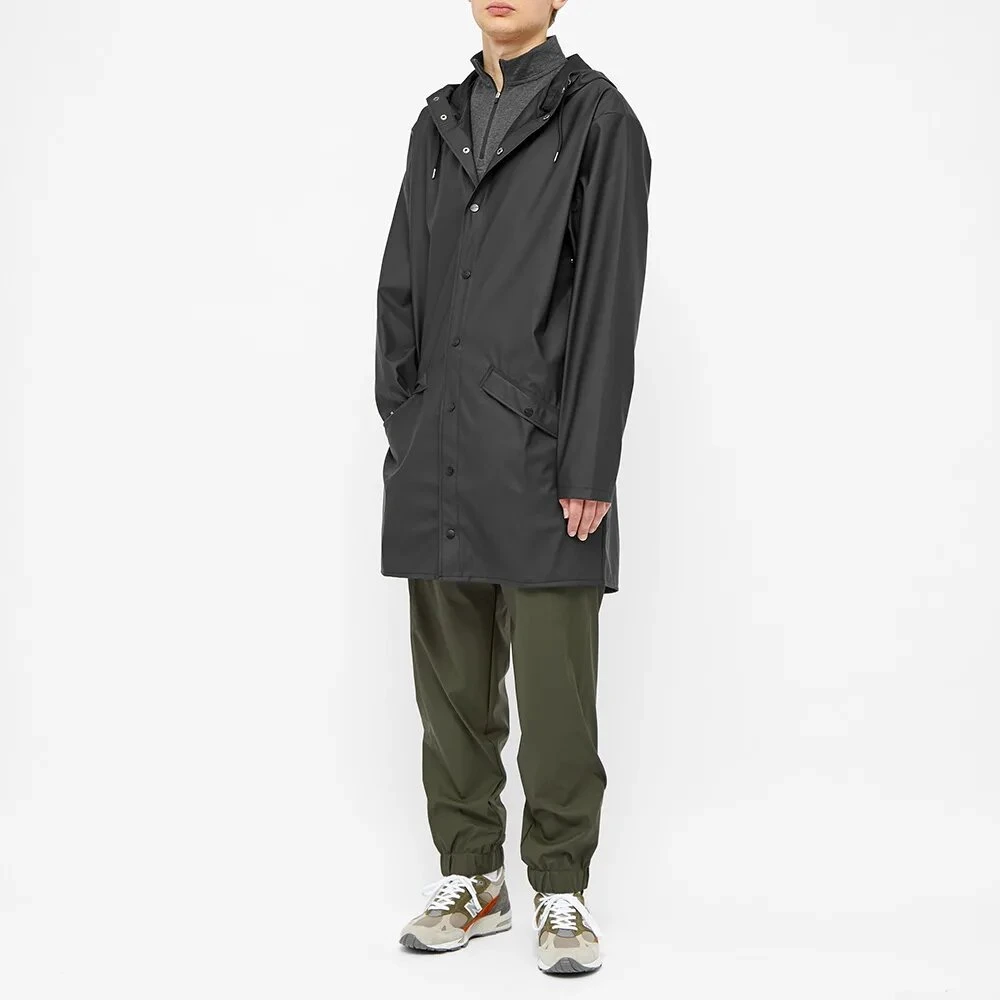 Rains Lange Jas Black Heren
