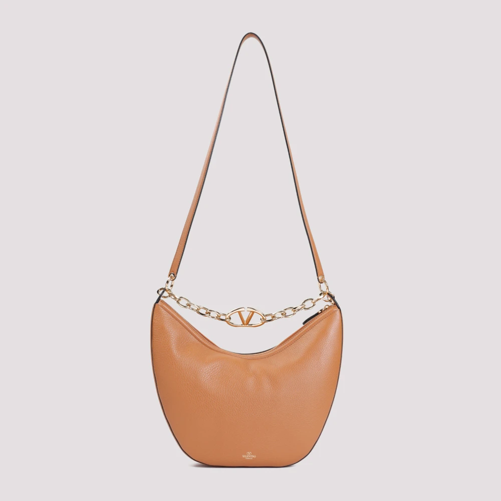 Valentino Garavani Moon Hobo Tas Nude Neutrals Beige Dames