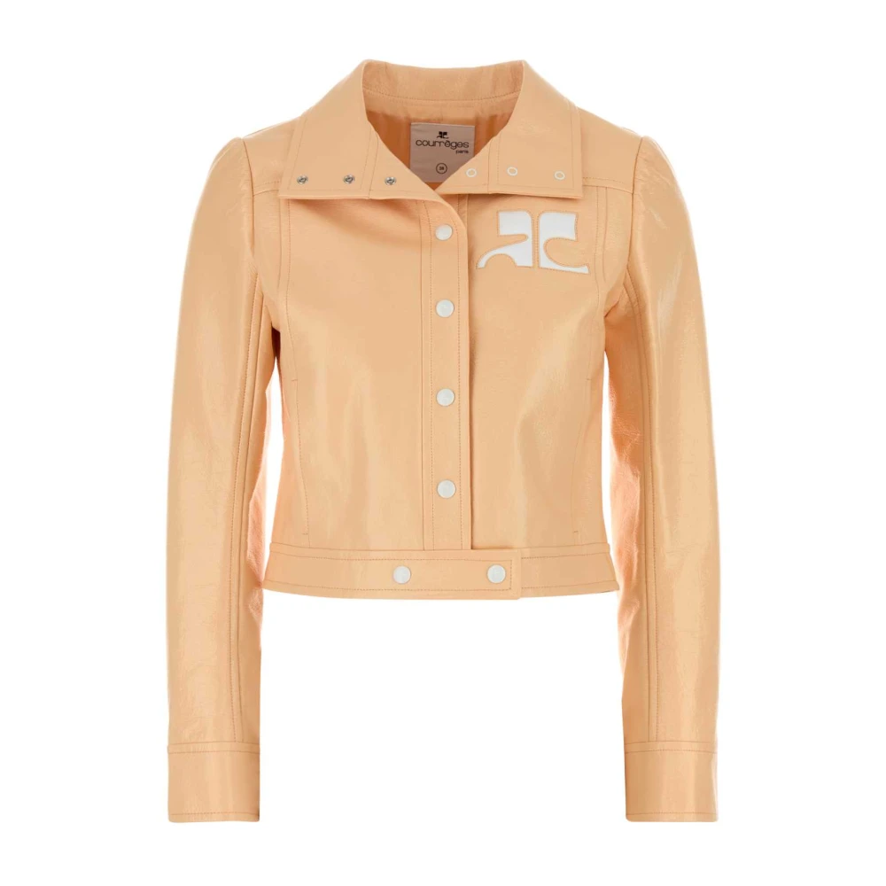 Courrèges Femme Orange Vestes, Taille: 38 Fr Reedition Vinyl Jacket
