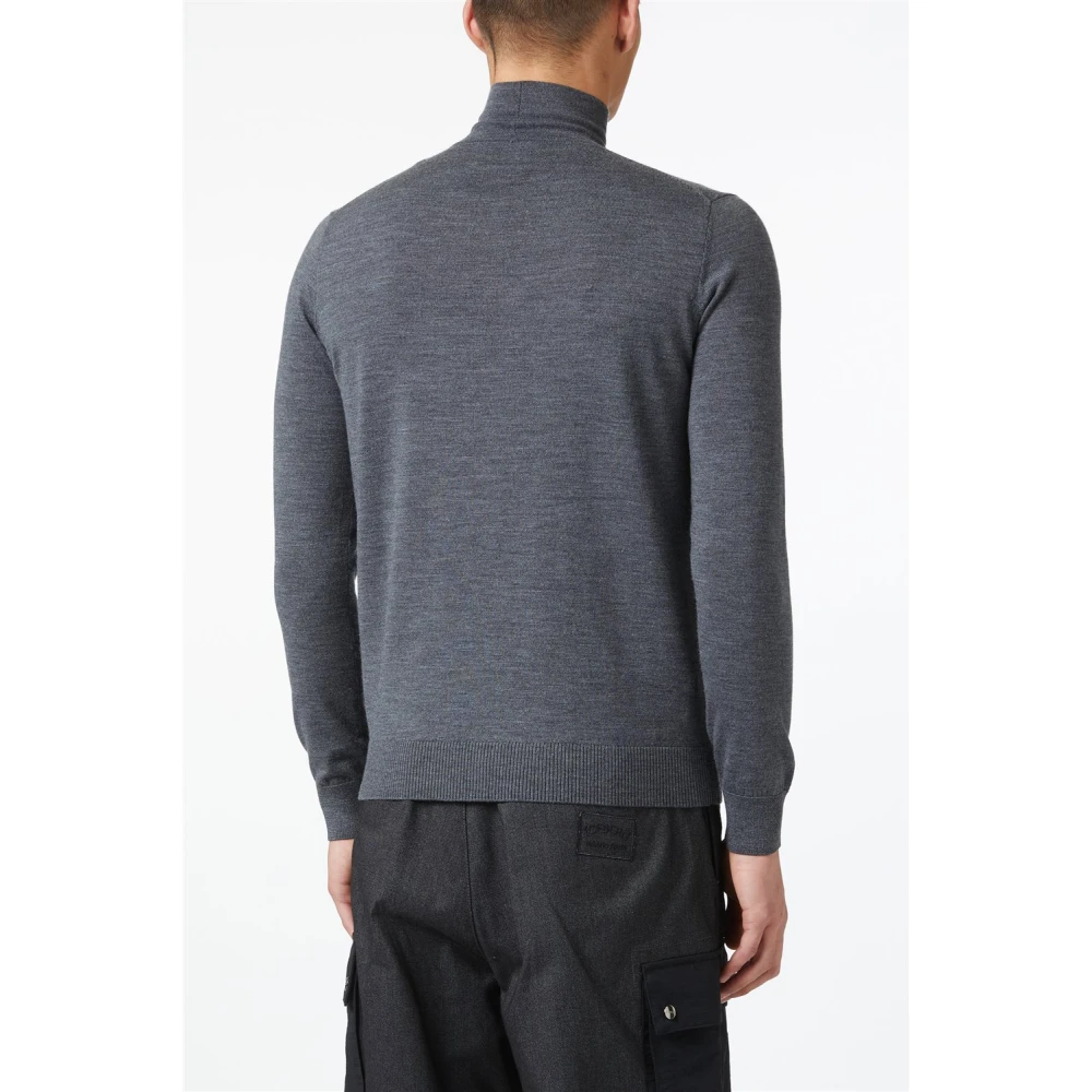 Iceberg Grijze Coltrui Katoenen Trui Gray Heren
