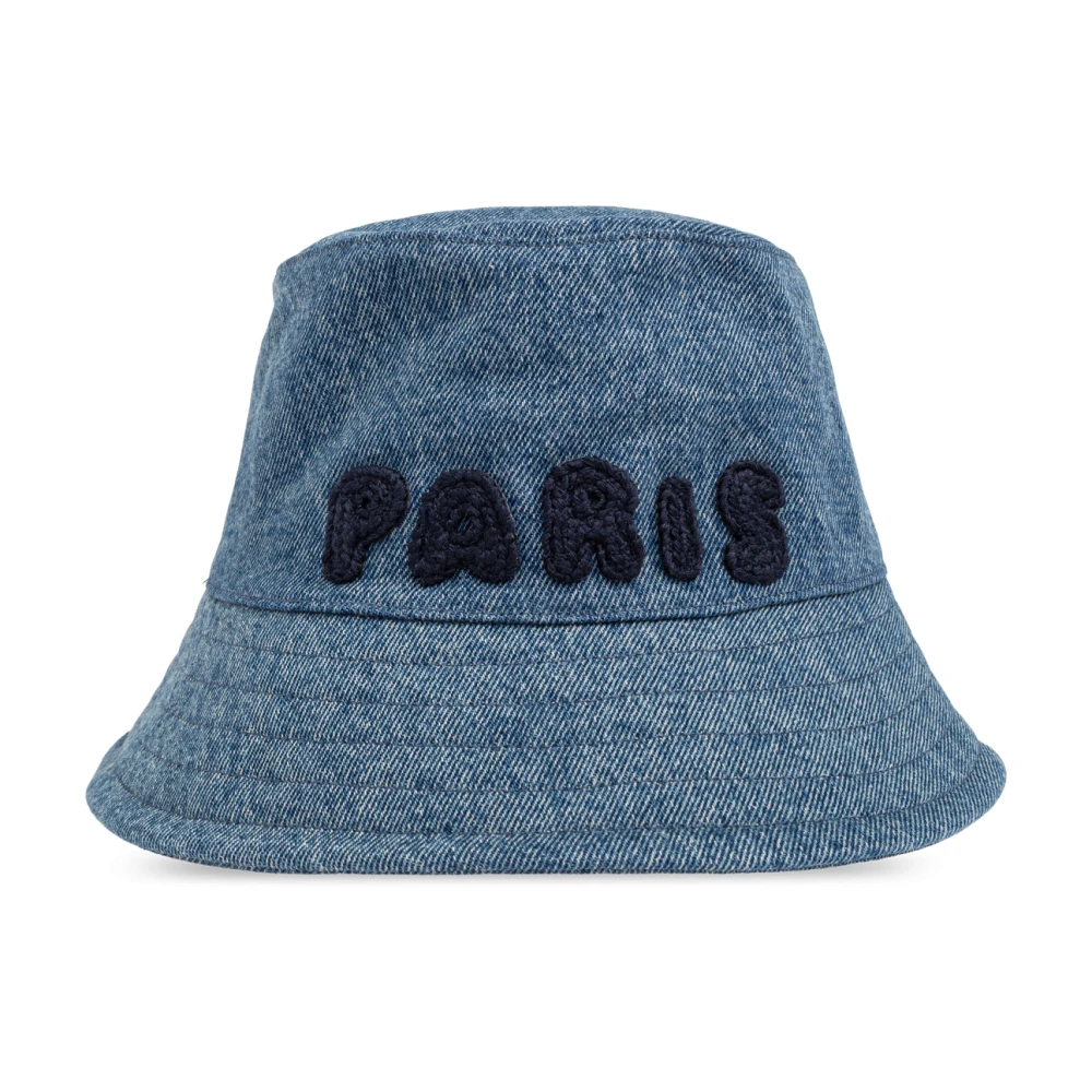 Ami Paris Denim hoed Blue Unisex