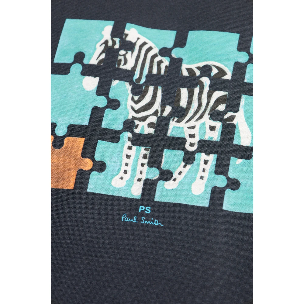 PS By Paul Smith T-shirt met print Blue Heren