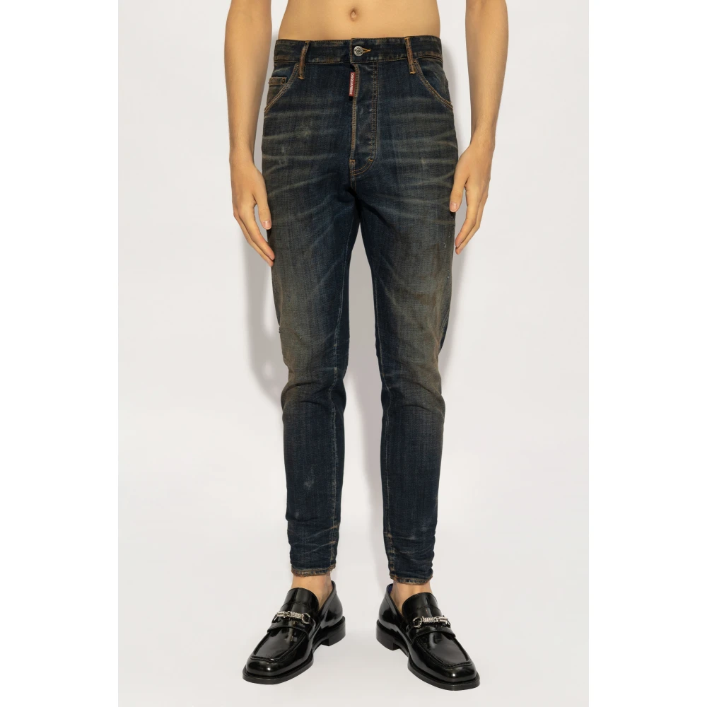 Dsquared2 Jeans Lang Kruis Black Heren