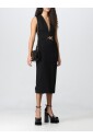robe-midi-noire-sans-manches-a-col-en-v